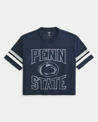 Koszulka piłkarska z nadrukiem Penn State University Nittany Lions Koszulka piłkarska z nadrukiem Penn State University Nittany Lions