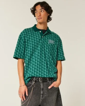 Koszulka polo z nadrukiem Michigan State University Spartans Koszulka polo z nadrukiem Michigan State University Spartans