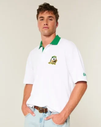 Koszulka polo z nadrukiem University of Oregon Ducks Koszulka polo z nadrukiem University of Oregon Ducks