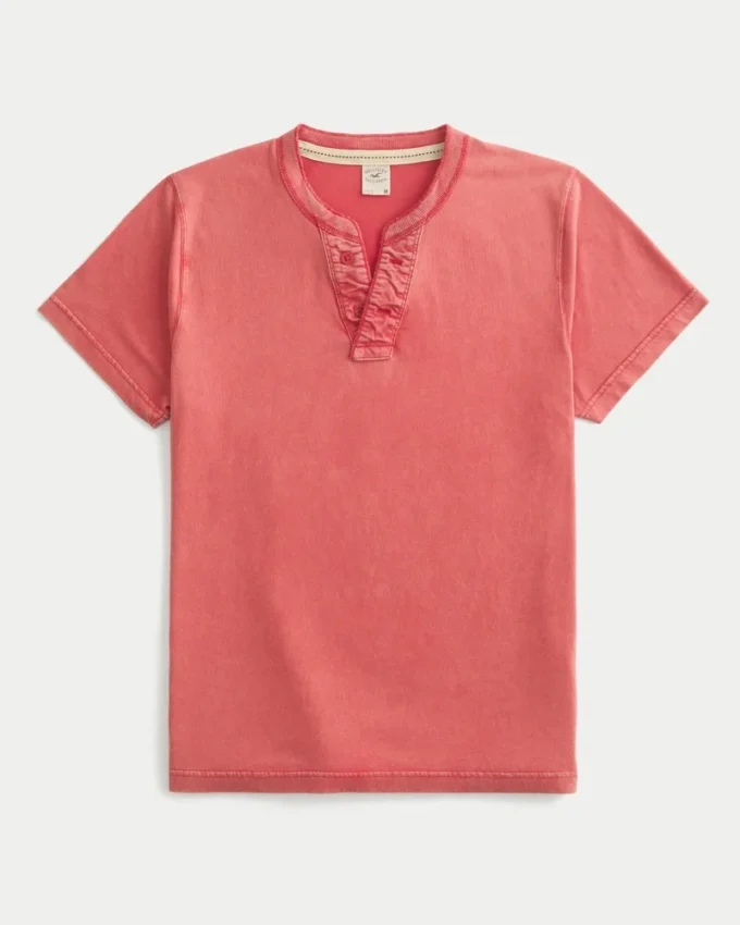 Koszulka z krótkim rękawem Henley z serii Vault Release Koszulka z krótkim rękawem Henley z serii Vault Release