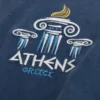 Koszulka z nadrukiem Athens, o kroju prostym i grubej dzianinie Koszulka z nadrukiem Athens, o kroju prostym i grubej dzianinie