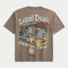 Koszulka z nadrukiem Boxy NASCAR Liquid Death Koszulka z nadrukiem Boxy NASCAR Liquid Death