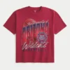 Koszulka z nadrukiem Boxy University of Arizona Wildcats Koszulka z nadrukiem Boxy University of Arizona Wildcats