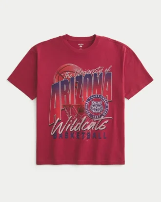 Koszulka z nadrukiem Boxy University of Arizona Wildcats