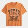 Koszulka z nadrukiem Boxy University of Texas Longhorns Koszulka z nadrukiem Boxy University of Texas Longhorns