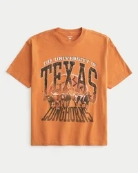 Koszulka z nadrukiem Boxy University of Texas Longhorns Koszulka z nadrukiem Boxy University of Texas Longhorns