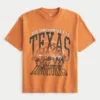 Koszulka z nadrukiem Boxy University of Texas Longhorns Koszulka z nadrukiem Boxy University of Texas Longhorns