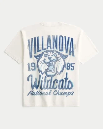 Koszulka z nadrukiem Boxy Villanova University Wildcats
