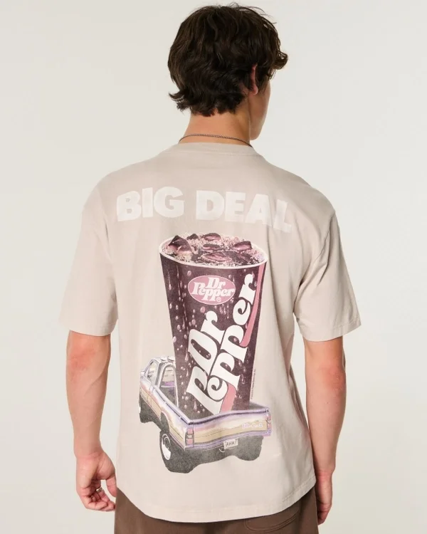 Koszulka z nadrukiem Dr Pepper Koszulka z nadrukiem Dr Pepper