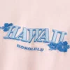Koszulka z nadrukiem Hawaii, o kroju prostym i grubej dzianinie Koszulka z nadrukiem Hawaii, o kroju prostym i grubej dzianinie