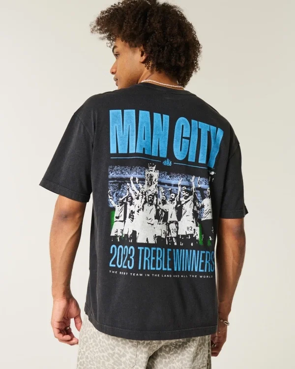 Koszulka z nadrukiem Manchester City Koszulka z nadrukiem Manchester City