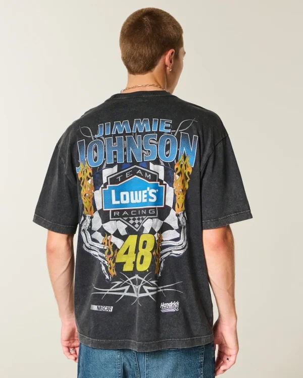 Koszulka z nadrukiem NASCAR Boxy Jimmie Johnson Team Lowe’s Koszulka z nadrukiem NASCAR Boxy Jimmie Johnson Team Lowe’s