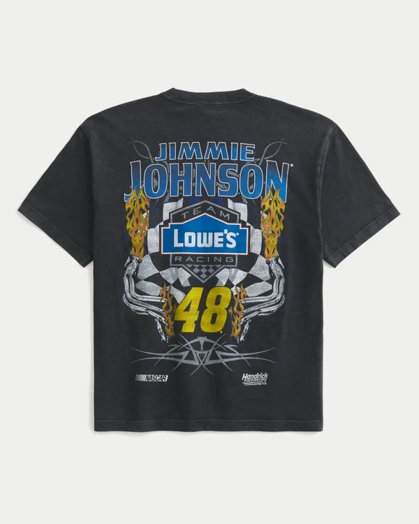 Koszulka z nadrukiem NASCAR Boxy Jimmie Johnson Team Lowe’s Koszulka z nadrukiem NASCAR Boxy Jimmie Johnson Team Lowe’s