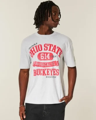 Koszulka z nadrukiem Ohio State University Buckeyes
