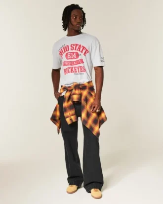 Koszulka z nadrukiem Ohio State University Buckeyes