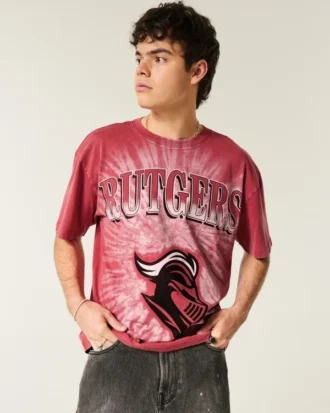 Koszulka z nadrukiem Rutgers Scarlet Knights