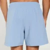 Kąpielówki z seersuckera sięgające do połowy uda Kąpielówki z seersuckera sięgające do połowy uda
