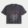 Krótka koszulka z nadrukiem Motörhead Krótka koszulka z nadrukiem Motörhead