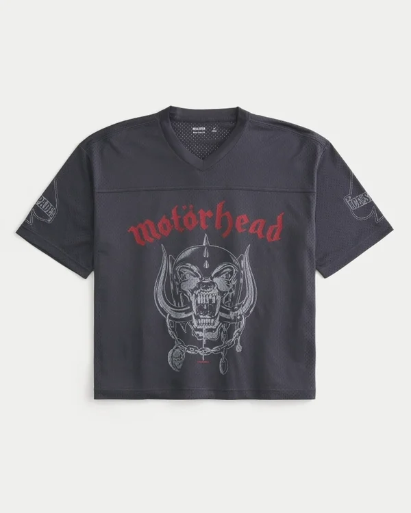 Krótka koszulka z nadrukiem Motörhead Krótka koszulka z nadrukiem Motörhead