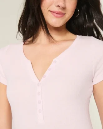 Krótki rękaw Henley