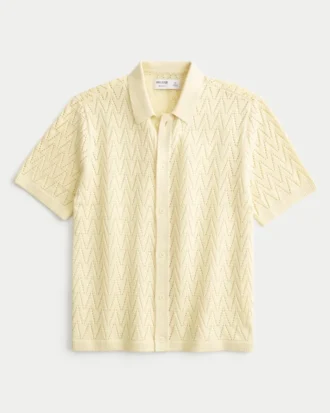 Krótki sweter z krótkim rękawem