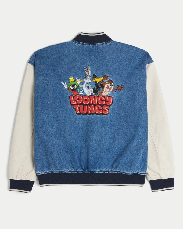Kurtka dżinsowa z nadrukiem Looney Tunes Kurtka dżinsowa z nadrukiem Looney Tunes