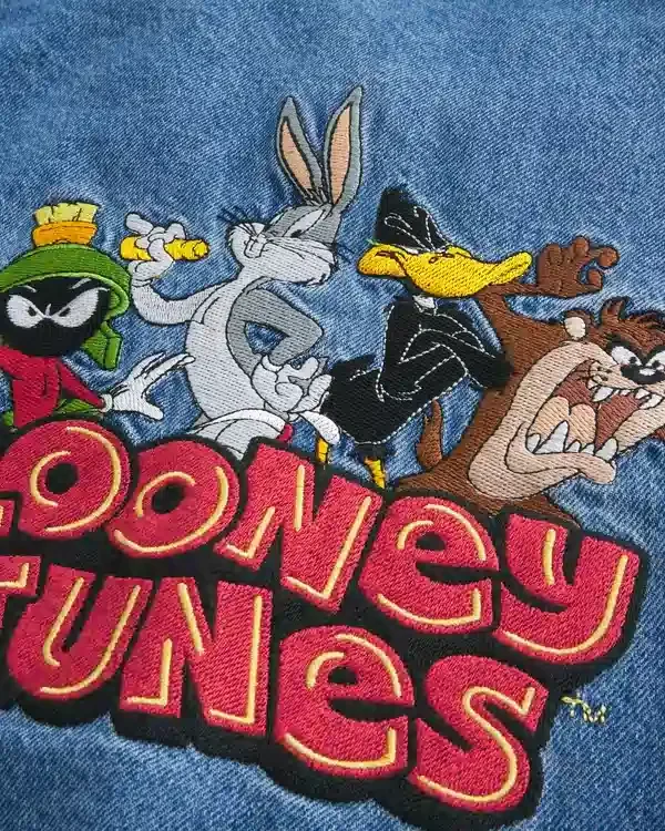 Kurtka dżinsowa z nadrukiem Looney Tunes Kurtka dżinsowa z nadrukiem Looney Tunes