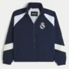 Kurtka dresowa z grafiką Real Madrid CF z podszewką z polaru Kurtka dresowa z grafiką Real Madrid CF z podszewką z polaru