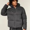 Kurtka puchowa Hollister Feel Good Fleece Kurtka puchowa Hollister Feel Good Fleece