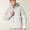 Kurtka puchowa Hollister Feel Good Fleece Kurtka puchowa Hollister Feel Good Fleece