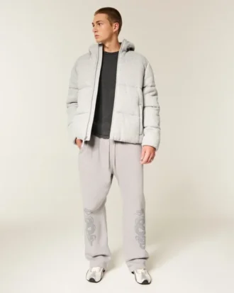 Kurtka puchowa Hollister Feel Good Fleece