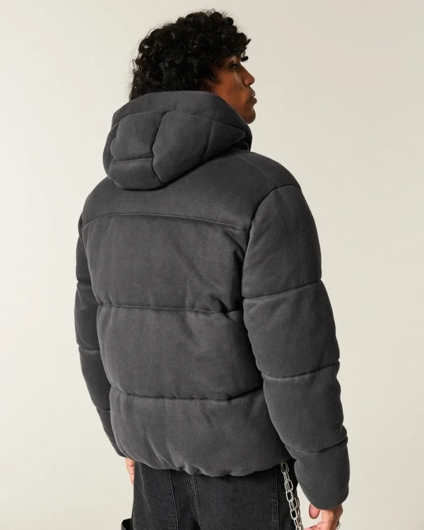 Kurtka puchowa Hollister Feel Good Fleece Kurtka puchowa Hollister Feel Good Fleece