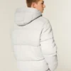 Kurtka puchowa Hollister Feel Good Fleece Kurtka puchowa Hollister Feel Good Fleece