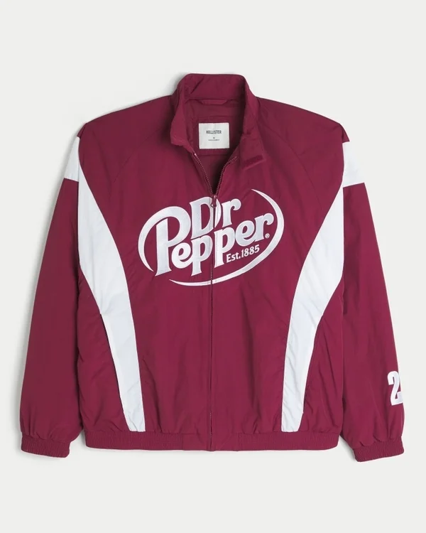 Kurtka wyścigowa z nadrukiem Dr Pepper Kurtka wyścigowa z nadrukiem Dr Pepper