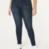 Legginsy jeansowe Curvy High-Rise Dark Wash