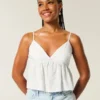 Lekka bluzka babydoll w paisley
