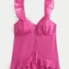 Lekka szyfonowa bluzka typu babydoll Lekka szyfonowa bluzka typu babydoll