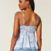 Lekka szyfonowa bluzka typu babydoll