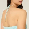 Lekki top bez ramiączek w stylu babydoll z dzianiny szydełkowej Lekki top bez ramiączek w stylu babydoll z dzianiny szydełkowej