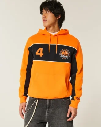 Luźna bluza z kapturem z grafiką McLaren Luźna bluza z kapturem z grafiką McLaren