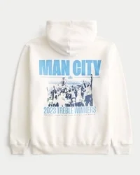 Luźna bluza z kapturem z nadrukiem Manchester City Luźna bluza z kapturem z nadrukiem Manchester City