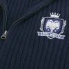 Luźna bluza z zamkiem błyskawicznym i emblematem Luźna bluza z zamkiem błyskawicznym i emblematem