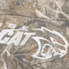 Luźna, gruba koszulka z nadrukiem Dodge Graphic Camo