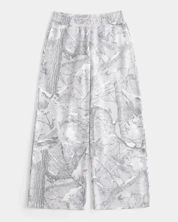Luźne spodnie dresowe Snow Camo Luźne spodnie dresowe Snow Camo