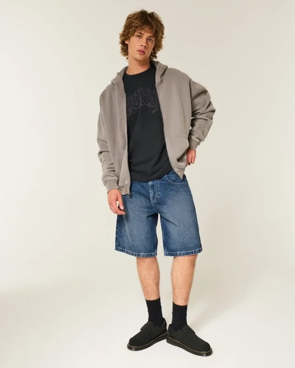 Luźne szorty jeansowe Luźne szorty jeansowe