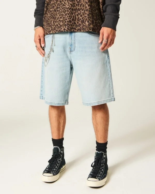 Luźne szorty jeansowe Luźne szorty jeansowe
