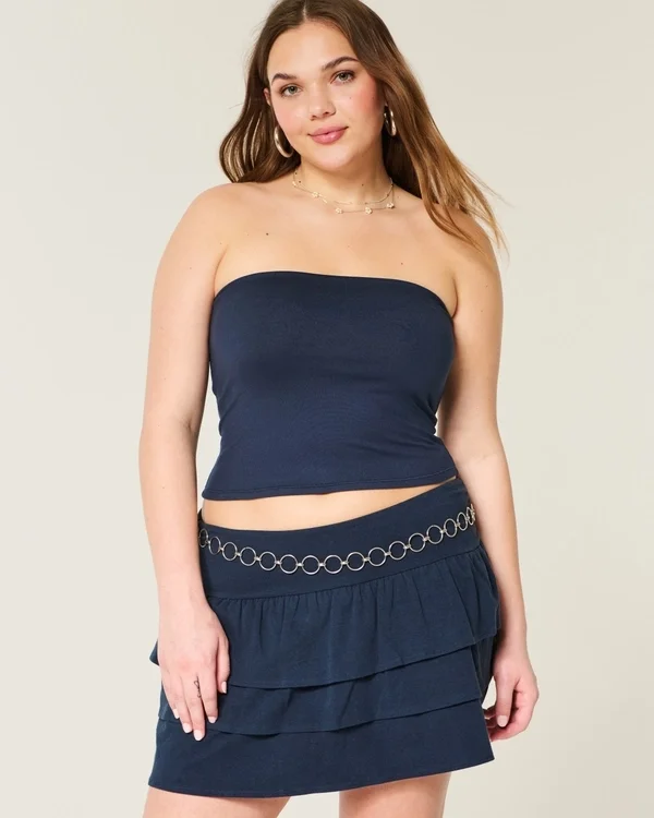 Miękka, elastyczna, bezszwowa bluzka typu tube top Miękka, elastyczna, bezszwowa bluzka typu tube top