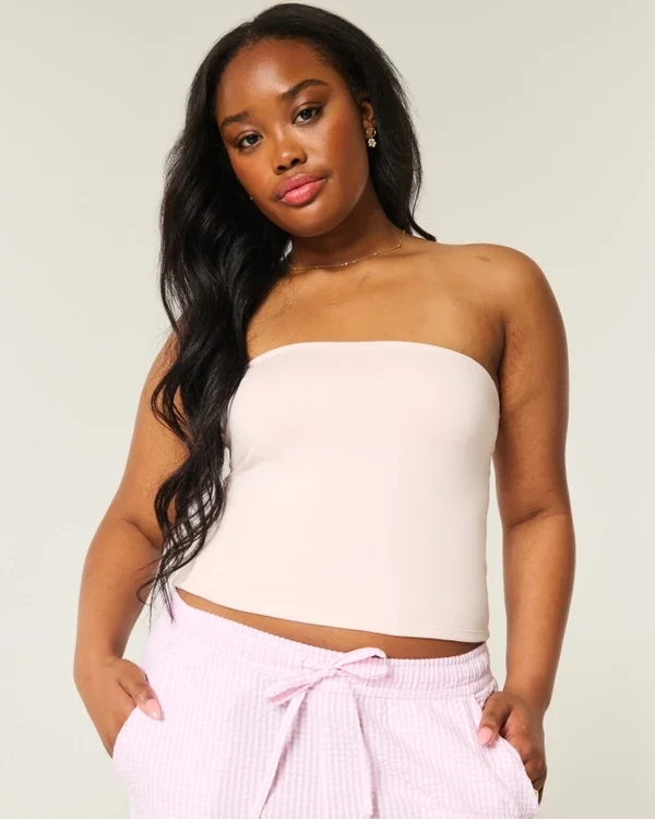 Miękka, elastyczna, bezszwowa bluzka typu tube top Miękka, elastyczna, bezszwowa bluzka typu tube top