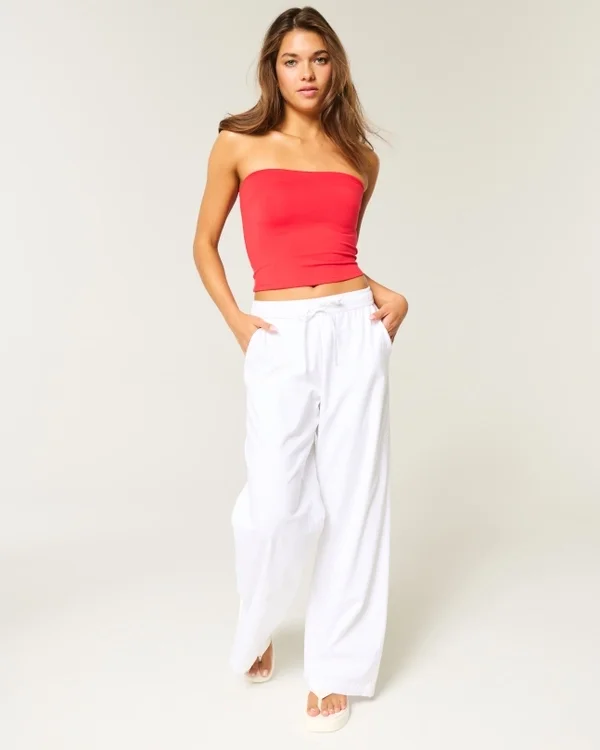Miękka, elastyczna, bezszwowa bluzka typu tube top Miękka, elastyczna, bezszwowa bluzka typu tube top