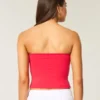 Miękka, elastyczna, bezszwowa bluzka typu tube top Miękka, elastyczna, bezszwowa bluzka typu tube top